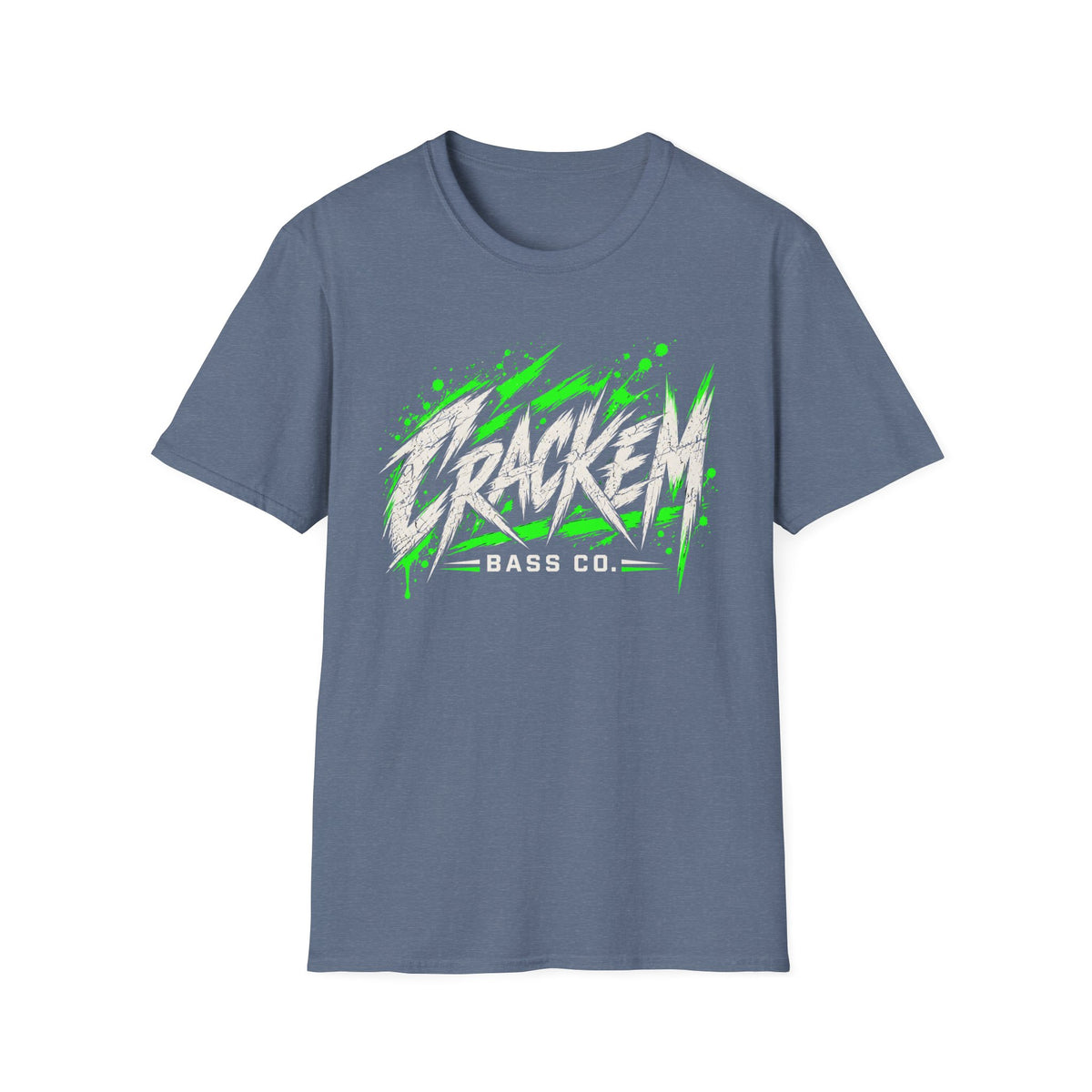 Crackem Green on dark background